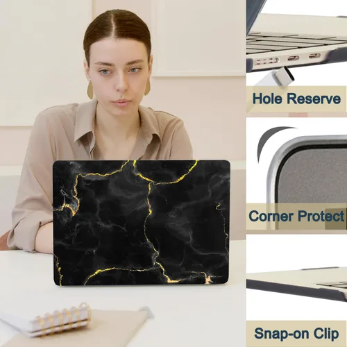 Miniatura 5 de Funda para laptop para MacBook Air de 11 pulgadas 2015 2014 2013 2012 2011 2010 A1465 A1370, diseño de plástico, duradero, protector de computadora