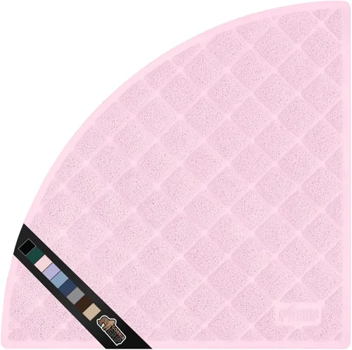 Miniatura 34 de Gorilla Grip - Tapete para atrapar la arena del arenero de gatos, 100% impermeable, fácil de limpiar, respaldo texturizado, suelos más limpios, se