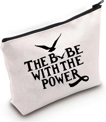 Miniatura 7 de TSOTMO Mercancía de la película inspirada en la bolsa de cosméticos de la película para los fanáticos Bolsa de maquillaje feminista, Negro, Power Blk
