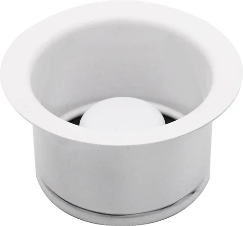 Westbrass D2082-50 - Brida y tapón de eliminación de desechos para fregadero de cocina con cuello extraprofundo de 3-1/2 pulgadas, recubrimiento en