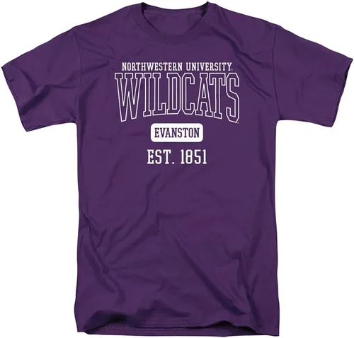 Miniatura 106 de LOGOVISION Camiseta de algodón unisex con diseño de fecha de este, para hombre y mujer, colección 3 Universidad de Bob Jones