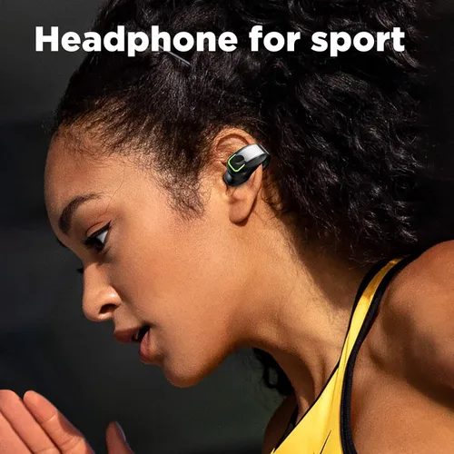 Miniatura 4 de Auriculares Bluetooth de oreja abierta: auriculares de conducción de aire con auriculares de clip y estuche de carga para correr y entrenar