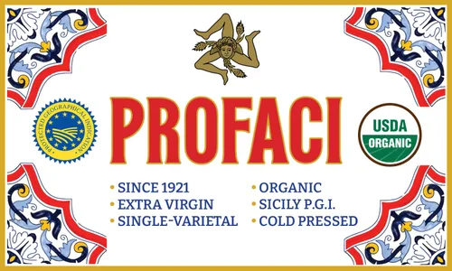 Miniatura 8 de Profaci Aceite de oliva virgen extra orgánico siciliano, 16.9 onzas líquidas, aceitunas 100% biancolilla, AOVE italiano prensado en frío, origen