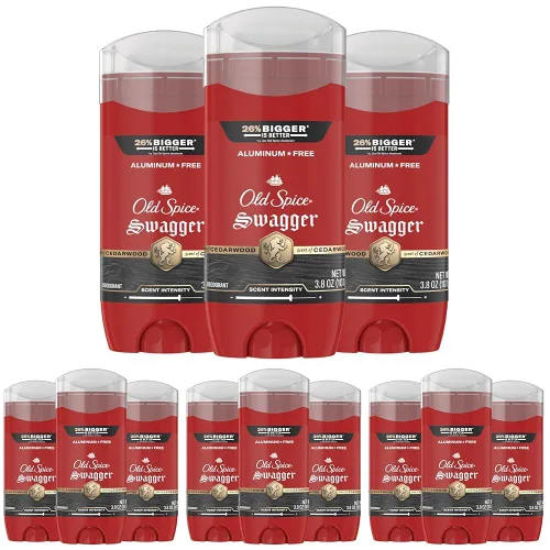 Miniatura 15 de Old Spice Desodorante sin aluminio para hombres, protección contra olores 24/7, frescura 24/7 y aroma duradero, Aqua Reef con aroma a ciprés, 3.8