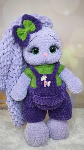 Miniatura 7 de Estako Velvet (Paquete de 3 madejas) Hilo de Chenilla para Amigurumi, Tejido y Crochet Súper Voluminoso 3x100 gr (3x120 m) (1940 - Grass)