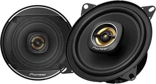 PIONEER A-Series Plus TS-A1081F - Altavoces de 2 vías de 4 pulgadas (par) - 230 W máximo, sonido equilibrado + agudos suaves, graves mejorados, gran