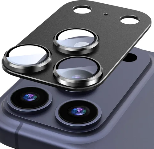 Miniatura 8 de Suoman Protector de Lente de Cámara para iPhone 17 Pro, [Todo en Uno Esmerilado] [Adhesión Fuerte] Marco de Metal de Vidrio Templado Cubierta