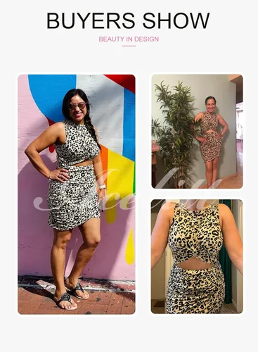 Miniatura 3 de Acelitt Vestido ajustado de verano para mujer, sin mangas, con huecos, con torcedura, para fiesta