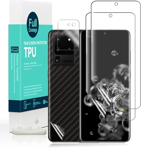 Miniatura 9 de Ibywind Protector de pantalla para SamSung Galaxy S20 FE 4G/5G [2 unidades], vidrio templado de dureza 9H, con 1 protector de lente de cámara, 1