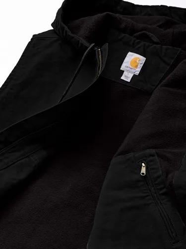 Miniatura 6 de Carhartt Men's Relaxed Fit Washed Duck Fleece-Lined Hooded Vest