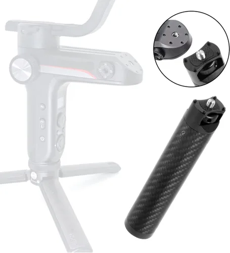 Miniatura 3 de Barra de extensión de mango de fibra de carbono compatible con Weebill S Estabilizador de mano Soporte de monitor para cardán Weebill Lab