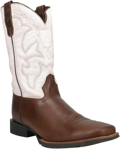 Miniatura 2 de ROPER Hombres Monterey Square Toe Casual Botas Mid Calf - Azul, Marrón