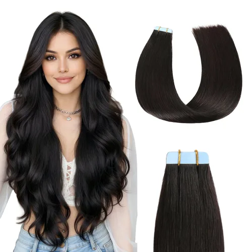 Miniatura 23 de Sunya Extensiones de cabello humano con punta en I Tip, 1.76 oz, 50 mechones por paquete, extensiones de cabello con queratina previamente unidas
