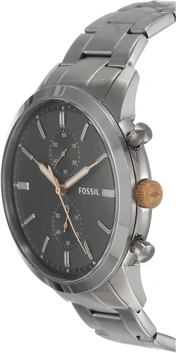 Miniatura 2 de Fossil Townsman - Reloj de cuarzo para hombre acero inoxidable color plateado modelo FS5407