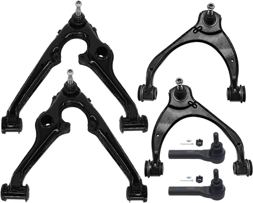 Miniatura 321 de Detroit Axle - Kit de extremo delantero para Chrysler 300 Dodge Charge Challenger 2011-2023, 2 brazos de control inferiores traseros 2 rótulas