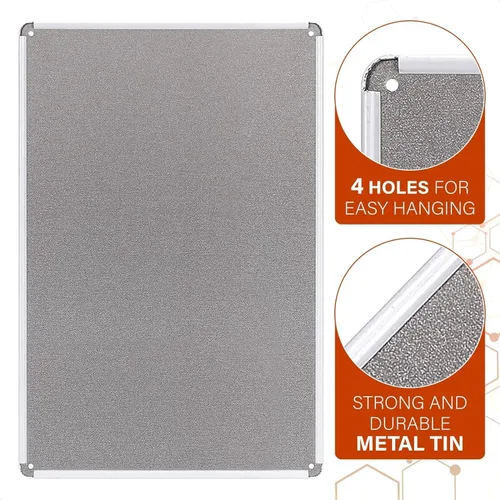 Miniatura 3 de Animal Tracks - Letrero de metal con guía de campo, arte de pared, cabaña de troncos, bosque, caza, guardería de niños, decoración rústica para casa