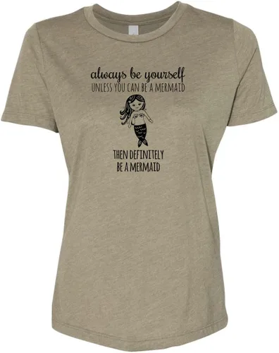 Miniatura 18 de Cute Women's Screen Printed Crew Neck Tee, Shirts With Sayings, Dusty Blue or Olive