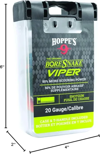 Miniatura 3 de Hoppe's Boresnake® Viper with Den and T-Handle, Shotgun Cleaner