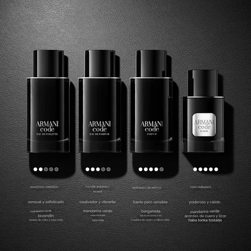 Miniatura 6 de Armani Beauty - Code - Agua de Tocador - Colonia para Hombre - Fragancia Ambar Maderada - Notas Cítricas, Lavandín, Frijol Tonka