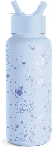 Miniatura 22 de Simple Modern Summit - Botella de agua con tapa con pajilla, vaso aislado de acero inoxidable a prueba de fugas de Disney de 30 onzas, regalos
