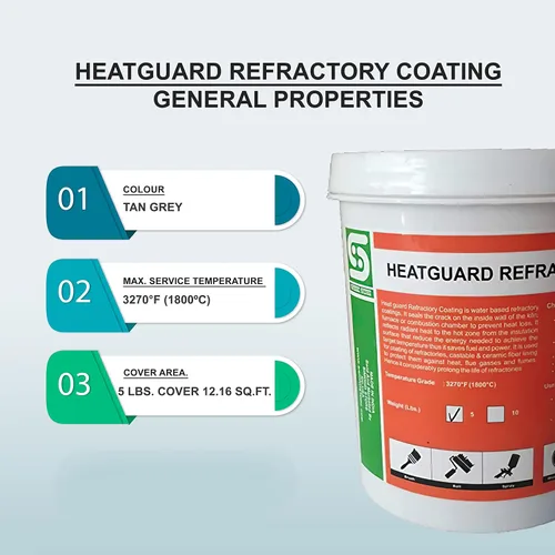 Miniatura 2 de Simond Store Protector térmico de revestimiento refractario de 5 libras para aislamiento de fibra cerámica en forja de herrería – 3270 °F de alta