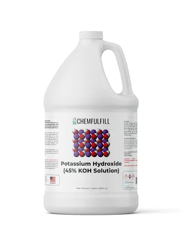 Miniatura 3 de Hidróxido de potasio Chemfulfill 45% – (KOH 45%) (galón (128 fl oz))