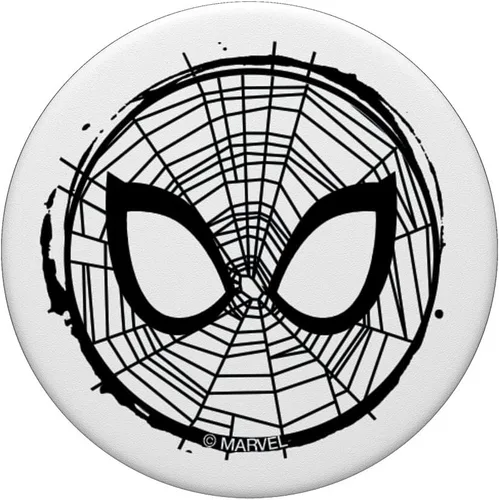 Miniatura 3 de Máscara de Spider-Man de Marvel, agarre y soporte para teléfonos y tabletas, Negro