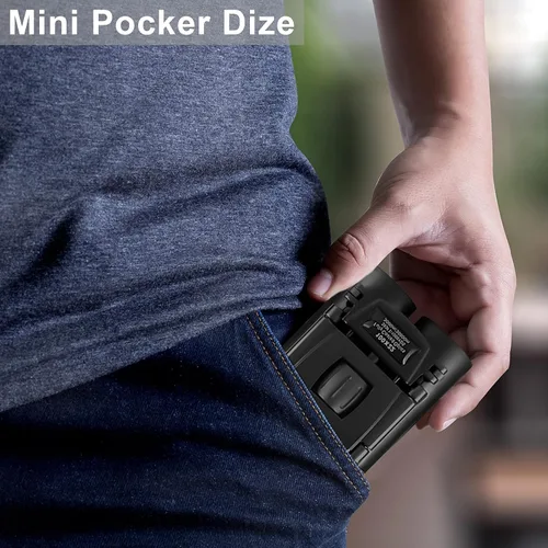 Miniatura 3 de Prismáticos de 100 x 22 para senderismo al aire libre y observación de aves, adecuados para adultos y niños para usar prismáticos portátiles