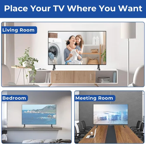 Miniatura 7 de Soporte de TV para patas de TV Samsung, solo para Samsung UN43TU7000F, UN43TU700DF, UN43CU7000, UN43TU8000, UN43TU8200, UN43TU700DFXZA