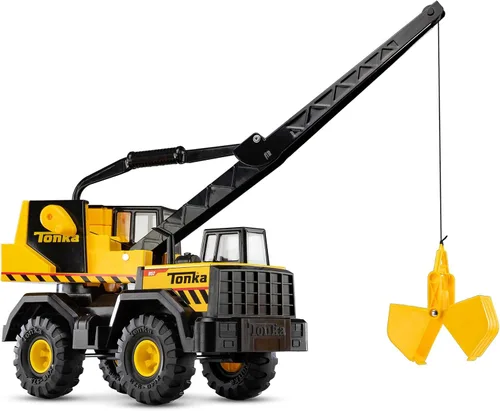 Miniatura 10 de Tonka Steel Classics Mighty Mezcladora de Cemento - Fabricada con Acero y Plástico Resistente, Camión de Construcción de Juguete Amarillo, Niños