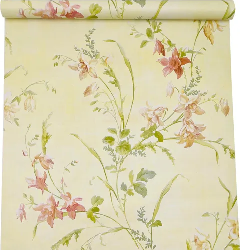 Miniatura 5 de Yifely Revestimiento autoadhesivo para estantes, papel extraíble para muebles para cubrir cajones de apartamentos, flores rurales, 17.7 pulgadas por