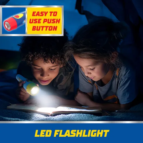 Miniatura 3 de Energizer PAW Patrol - Paquete combinado de linterna LED y linterna de mano para niños, grandes linternas LED ligeras para niños, baterías incluidas