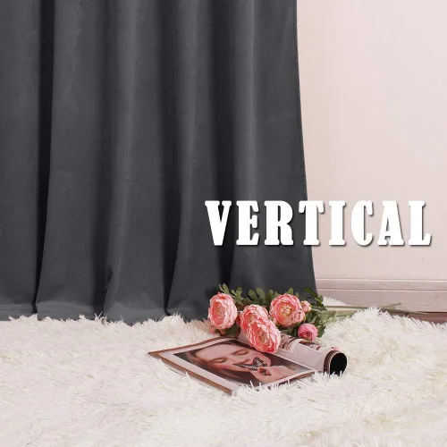 Miniatura 176 de RYB HOME Cortinas opacas de terciopelo para dormitorio, aislamiento térmico, privacidad, luz solar, bloqueo de calor, cortinas lujosas con bolsillo