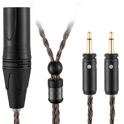Miniatura 11 de Cable equilibrado de 0.173 in compatible con auriculares Focal Clear MG, Stellia, Celestee, Elear, Elegia, Elex, Radiance para cable focal