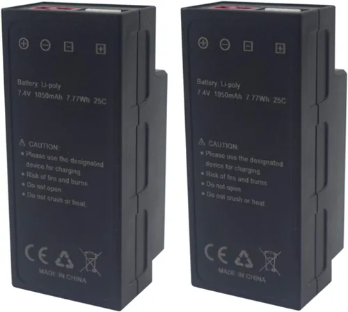 sea jump 2PCS 7.4V 1050mAh 2S Li Batería para MJX H16 H16P H16E H16H H16DR H16SC H16BM 16027 14301 JC16EP RCM029 HP161 HB17 RC Speed Car competitivo