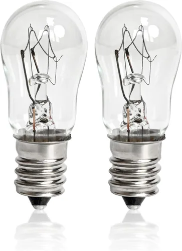 2PK- WE05X20431 10W 120V Bombilla de tambor de secadora compatible con secadores Hotpoint y GE WE4M305, WE04M0305, WE04X718, WE4X718, WE04X0718