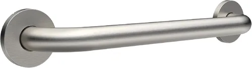 Homewerks 068 HW11416SS - Barra de agarre para baño de 16 pulgadas con diámetro de 1-1/4 pulgadas y tornillos ocultos, compatible con la ADA, acero