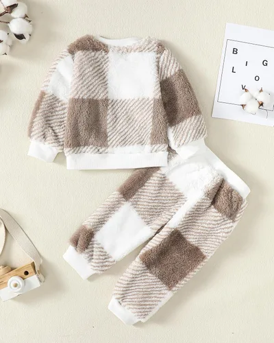 Miniatura 39 de Renotemy Conjunto de ropa para bebé recién nacida, para otoño e invierno, manga larga, pantalones, lindo conjunto de ropa para bebé niña