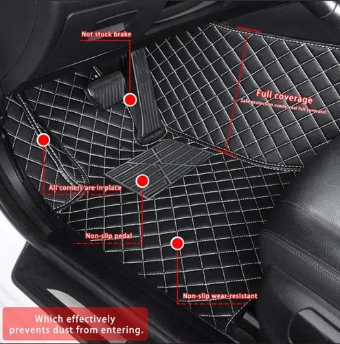 Miniatura 3 de JONGIA Alfombrillas personalizadas para el 99.98 % de los sedán, SUV, deportivos, para todo tipo de clima, de cuero, cobertura completa