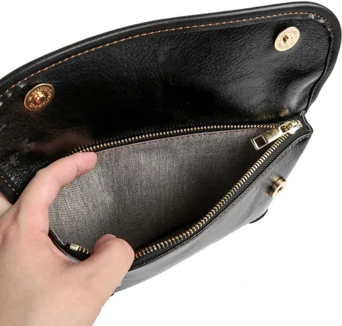 Miniatura 6 de Bolso de mano suave 3 en 1, bolso de mano de cuero para el pecho, bolso bandolera para hombres y mujeres