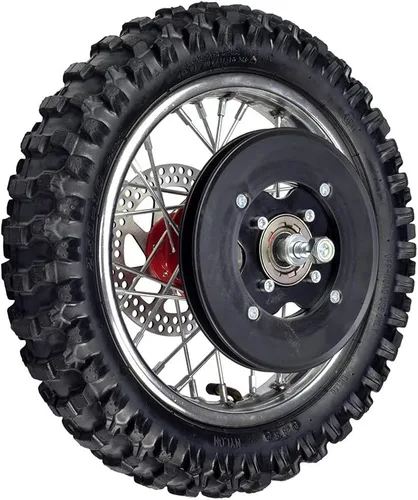 Miniatura 2 de Rueda trasera completa con buje rojo para el Razor SX500 McGrath Dirt Rocket