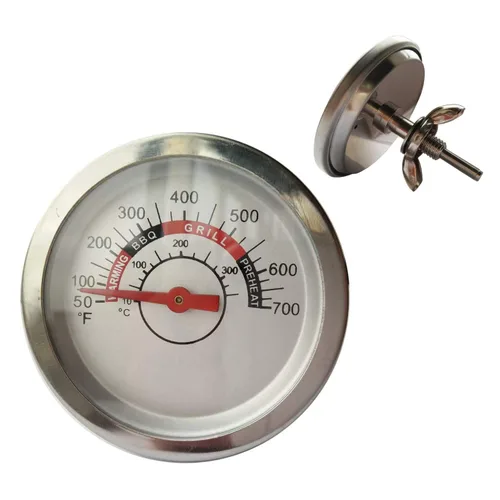 Miniatura 7 de Termómetro de tapa Medidor de temperatura Piezas de repuesto para DYNA-GLO DGF510SBP, DGF493BNP, BBQ Grillware GGPL-2100, indicador de calor