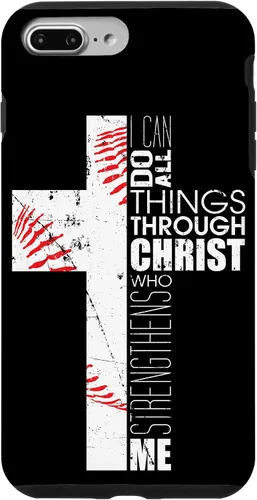 Miniatura 12 de iPhone XR Baseball Phone Cases Teen Boys Coaches Christian Cross Regalos Case