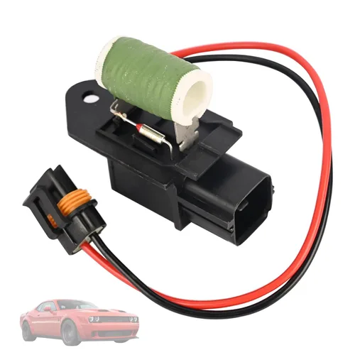 68050128AA Resistencia de relé del motor del ventilador del radiador compatible con Dodge Charger Challenger 2009-2021 y Chrysler 300 2009-2021
