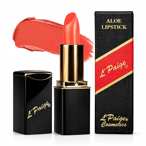 Miniatura 12 de L'Paige Lápiz labial y mancha de labios que cambian de color de pH - Transformación de marrón a rojo frambuesa, infusión de aloe vera, acabado LBR