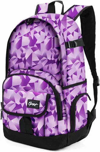 Miniatura 27 de Mochila escolar estilo Rickyh, mochila de viaje para hombres y mujeres, mochila ligera con compartimento para portátil, Tamaño único