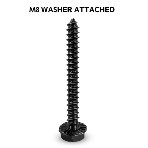 Miniatura 3 de Kit de Pernos de Retraso Mounting Dream para Montaje de TV en Pared Incluye Pernos de Retraso M8 para Taco de Madera, Anclajes Fischer para Pared