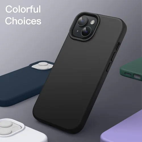 Miniatura 6 de JETech Funda de Silicona para iPhone 14 de 6.1 Pulgadas, Funda Protectora para Teléfono de Cuerpo Completo con Tacto Sedoso-Suave, Cubierta