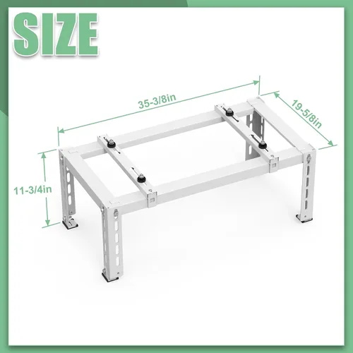 Miniatura 2 de Mini soporte de tierra dividido para aire acondicionado de 9,000 a 24,000 BTU, sistema de bomba de calor, soporte mini dividido ajustable resistente