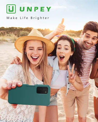 Miniatura 7 de para Samsung Galaxy A03s Funda de teléfono: Funda protectora híbrida de silicona delgada y a prueba de golpes - Funda celular duradera de TPU